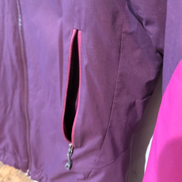 Patagonia Winter Sun Hoody Jacket Primaloft Quilt-lined Womens Size Small Plum - Picture 3 of 12